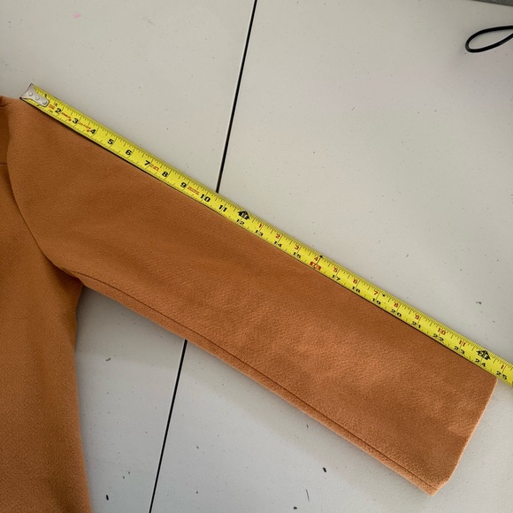 LULUS ‘Style Squad’ Classic Long Tan Winter Coat Women’s Size Medium - Picture 10 of 10